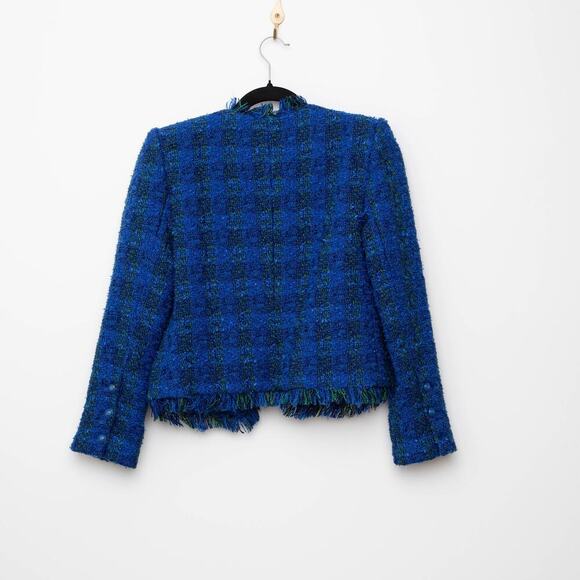 L'agence Blue Tweed Angelina Blazer - Picture 6 of 10